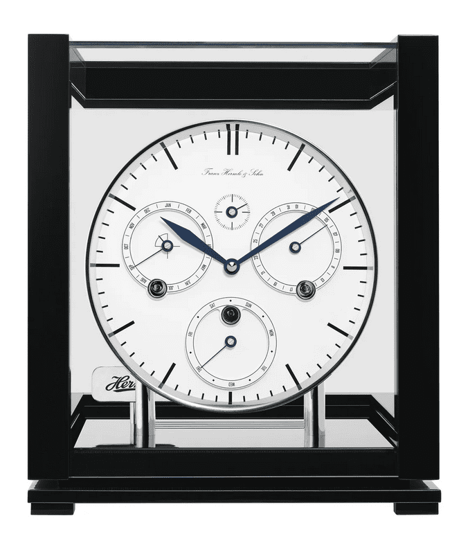 Perpetual Calendar Black White by Hermle