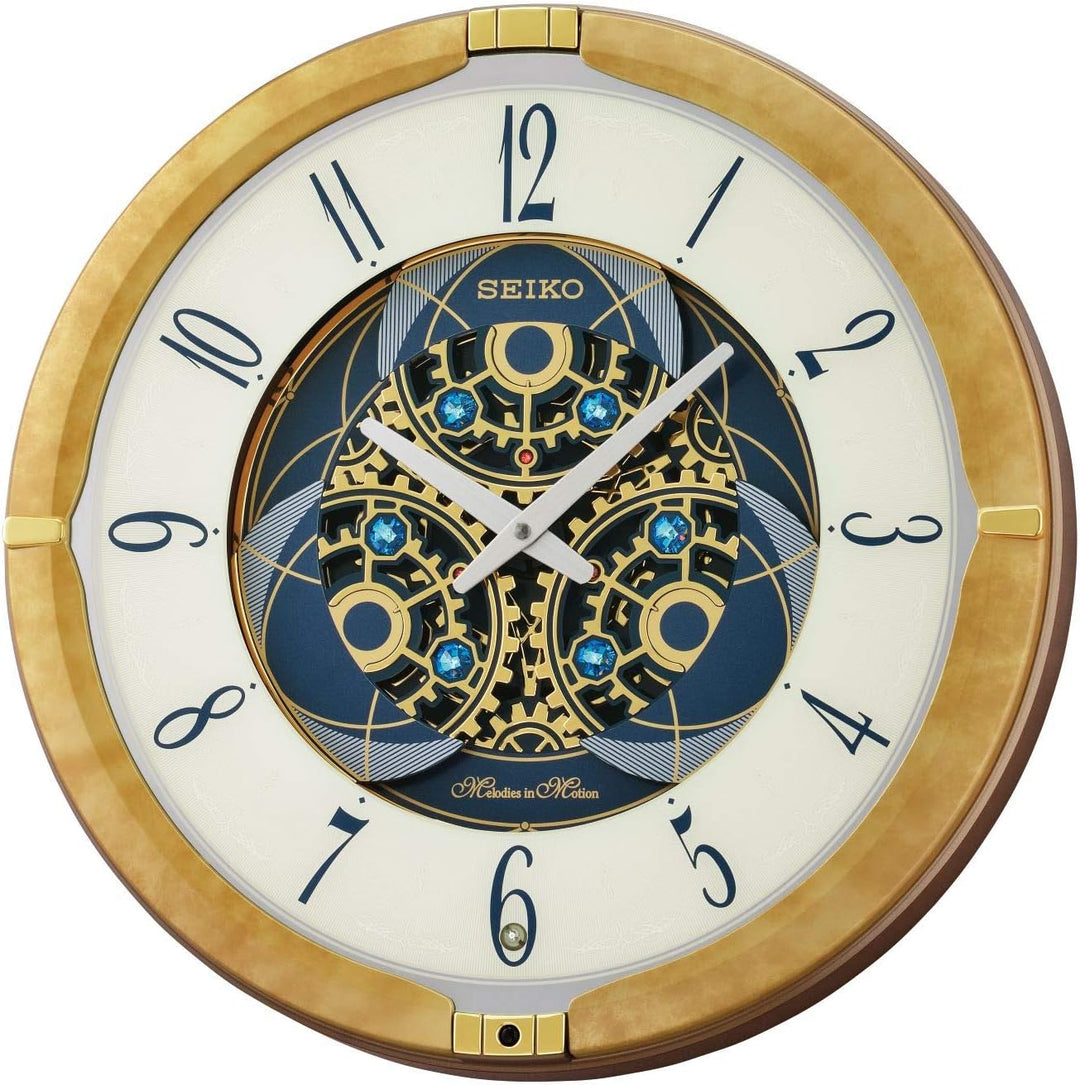 Mechanical Melodies in Motion Wall Clock Kingly by Seiko