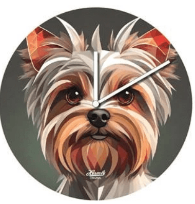 Yorkie Quartz Wall Clock by Hermle