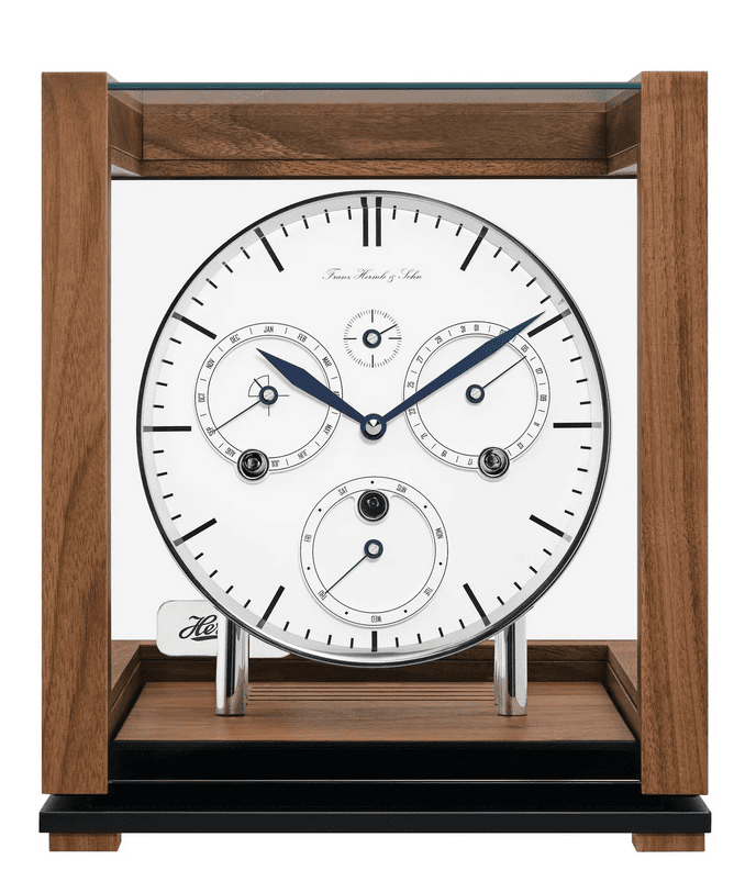 Perpetual Calendar Walnut by Hermle