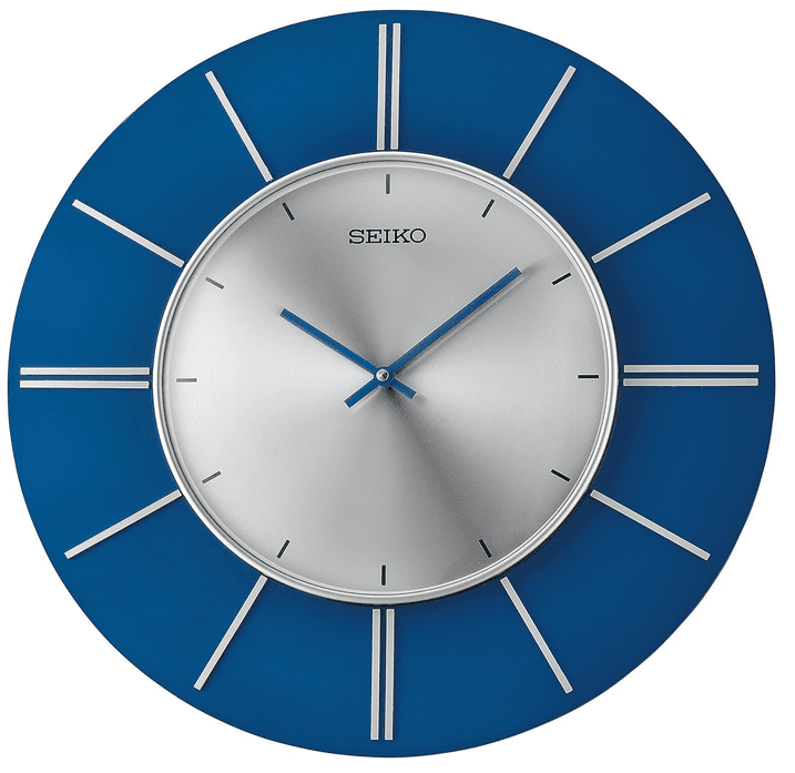 20" Sara Blue Wall Clock by Seiko