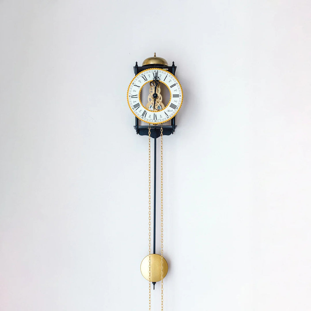 Vintage Style Frankfurt Skeleton Wall Clock by Hermle