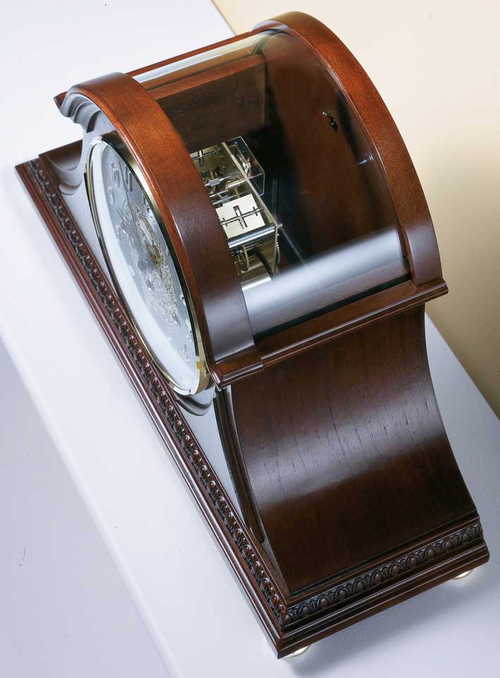 Barrett Key Wound Mantel Clock by Howard Miller