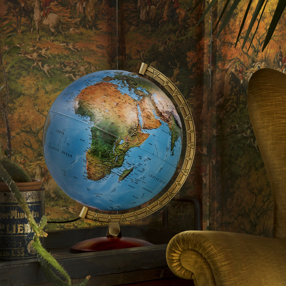 Primus Illuminated Relief Globe by Waypoint Geographic