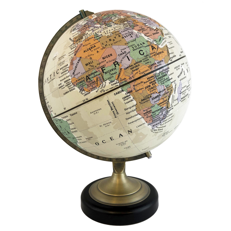 ATHENS CANVAS Globe 12″ Raised Relief – Replogle Globes