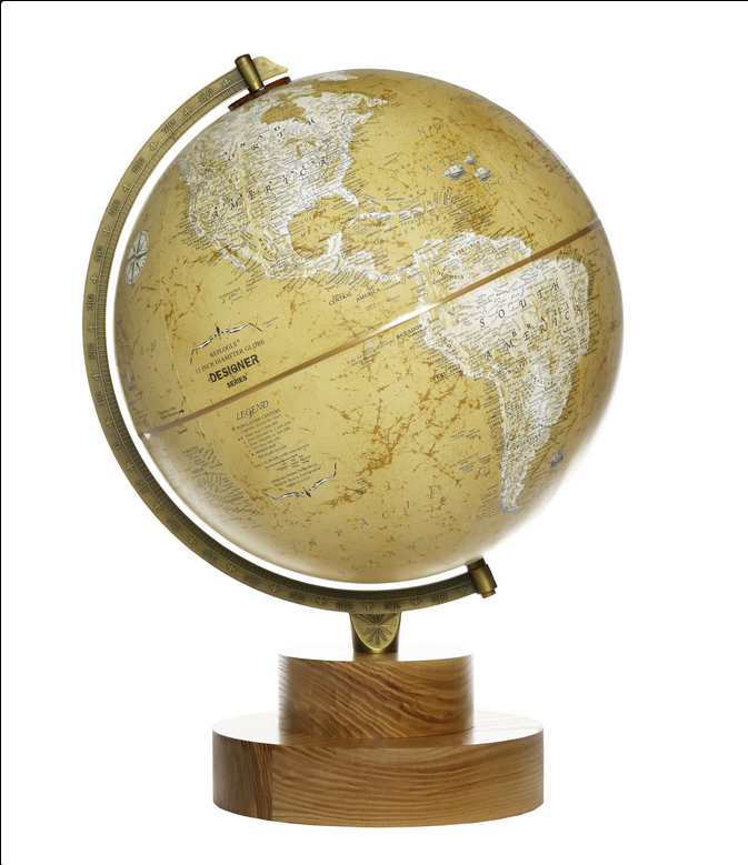 Chicago 12″ Antique Desk Designer Series – Replogle Globes