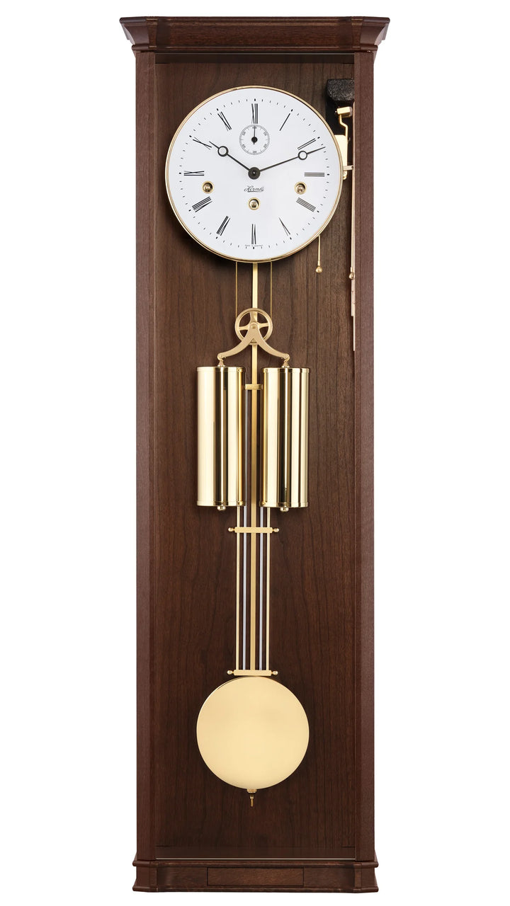 William Chiming Keywound Regulator Clock by Hermle