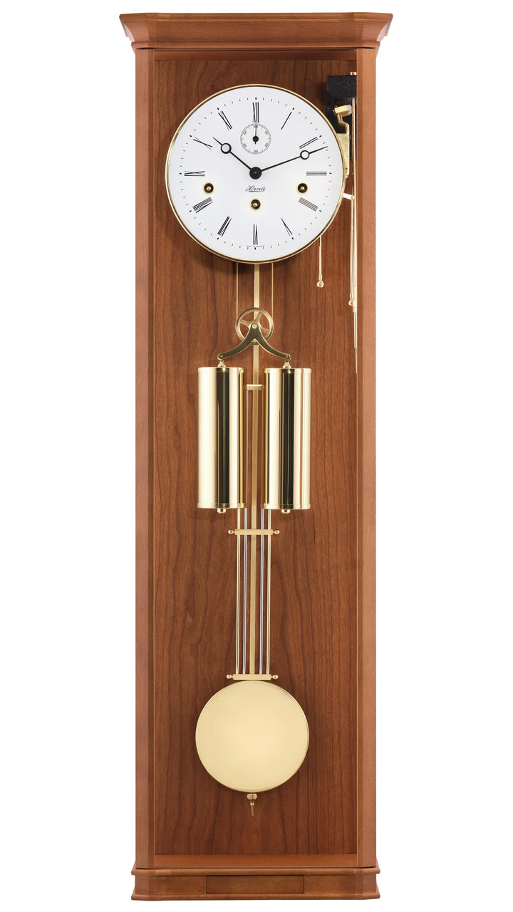 William Chiming Keywound Regulator Clock by Hermle