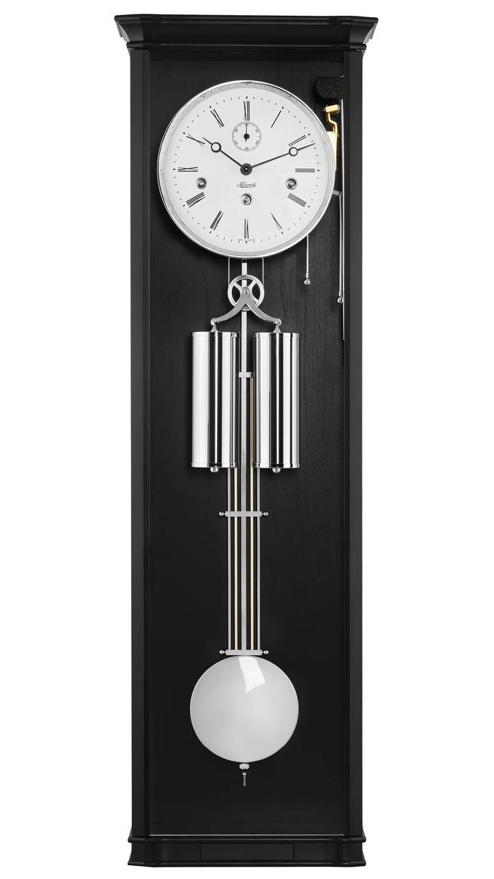 William Chiming Keywound Regulator Clock by Hermle