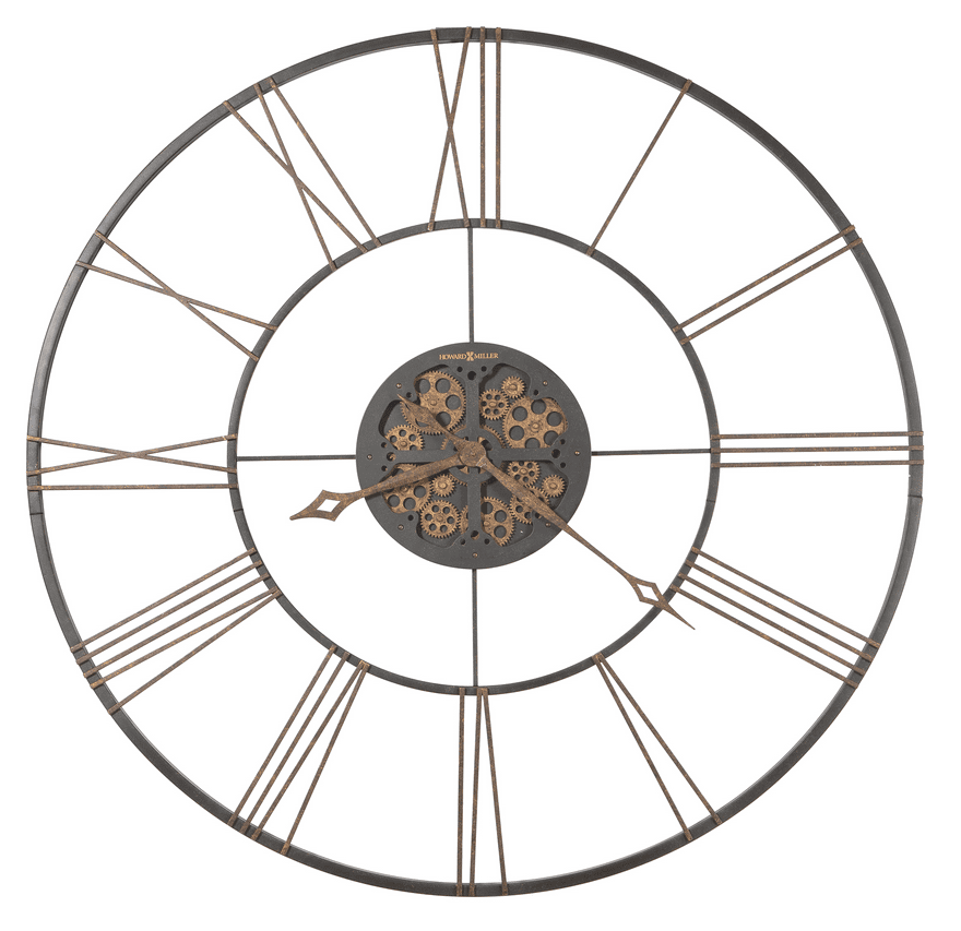 Dakota Oversized Wall Clock by Howard Miller