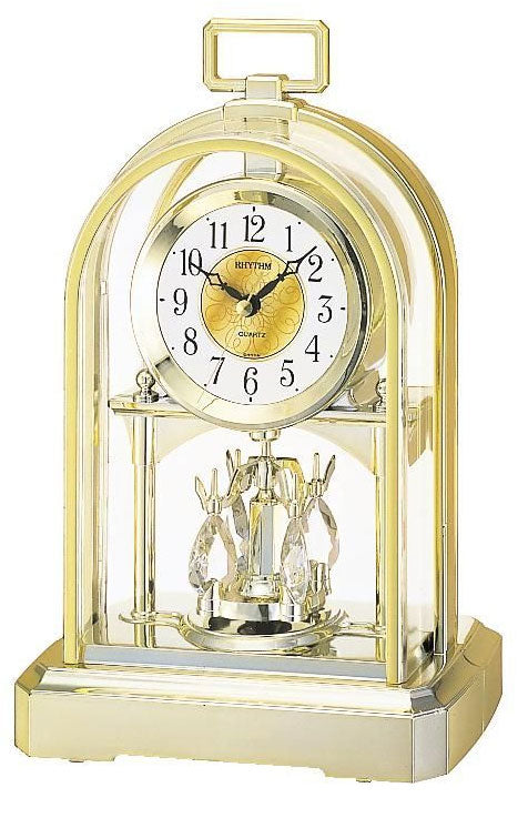 Contemporary Carriage Mantel Clock by Rhythm