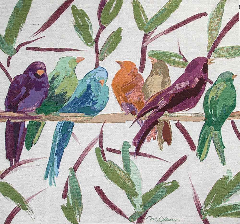 Flocked Together tapestry