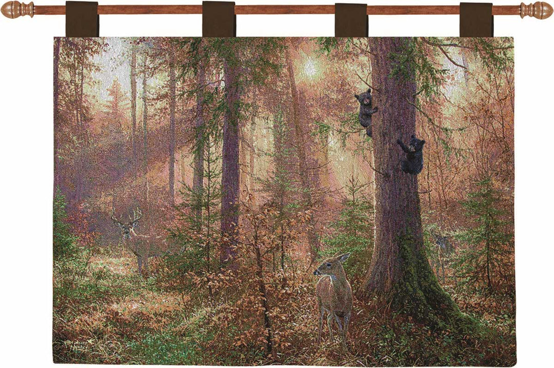 Forest Light tapestry