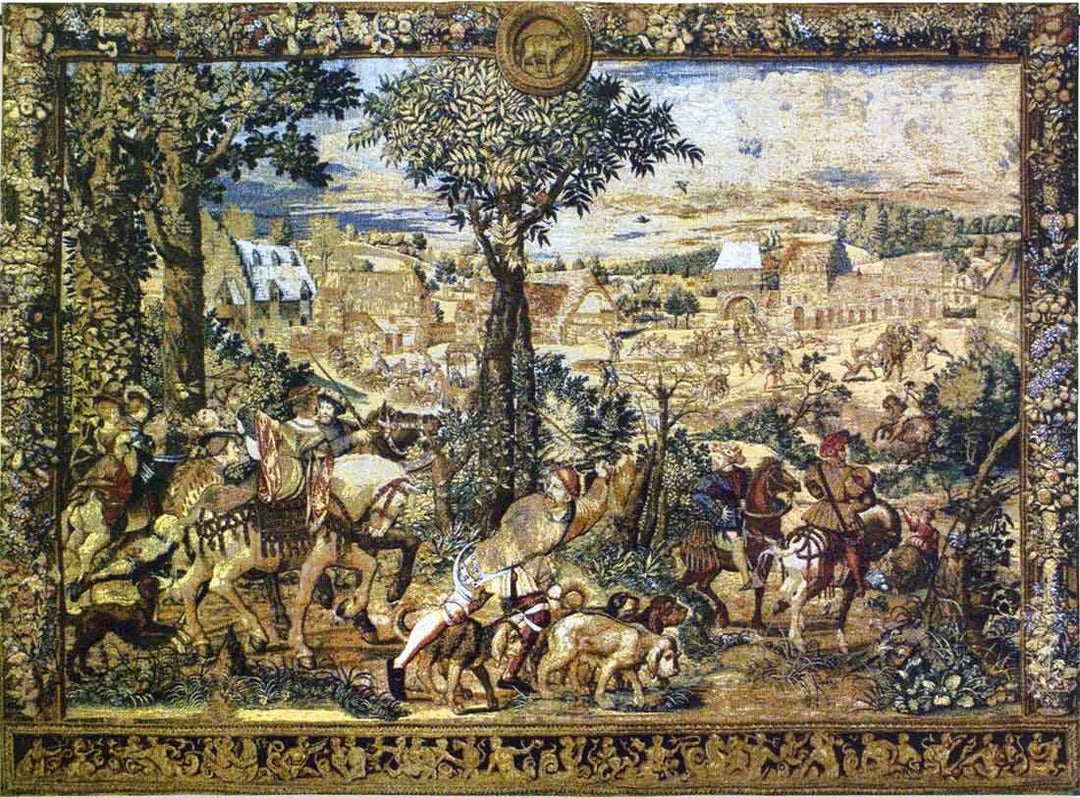 Hunting Parties Of Archduke Maximilian tapestry