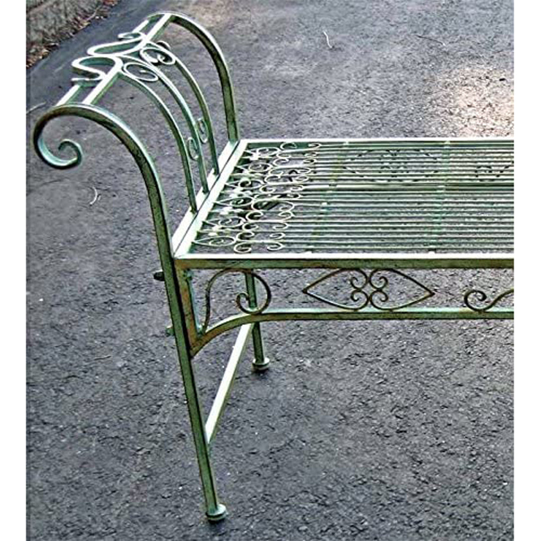 Wrought Iron Garden Bench/Plant Stand 30"W by Upper Deck