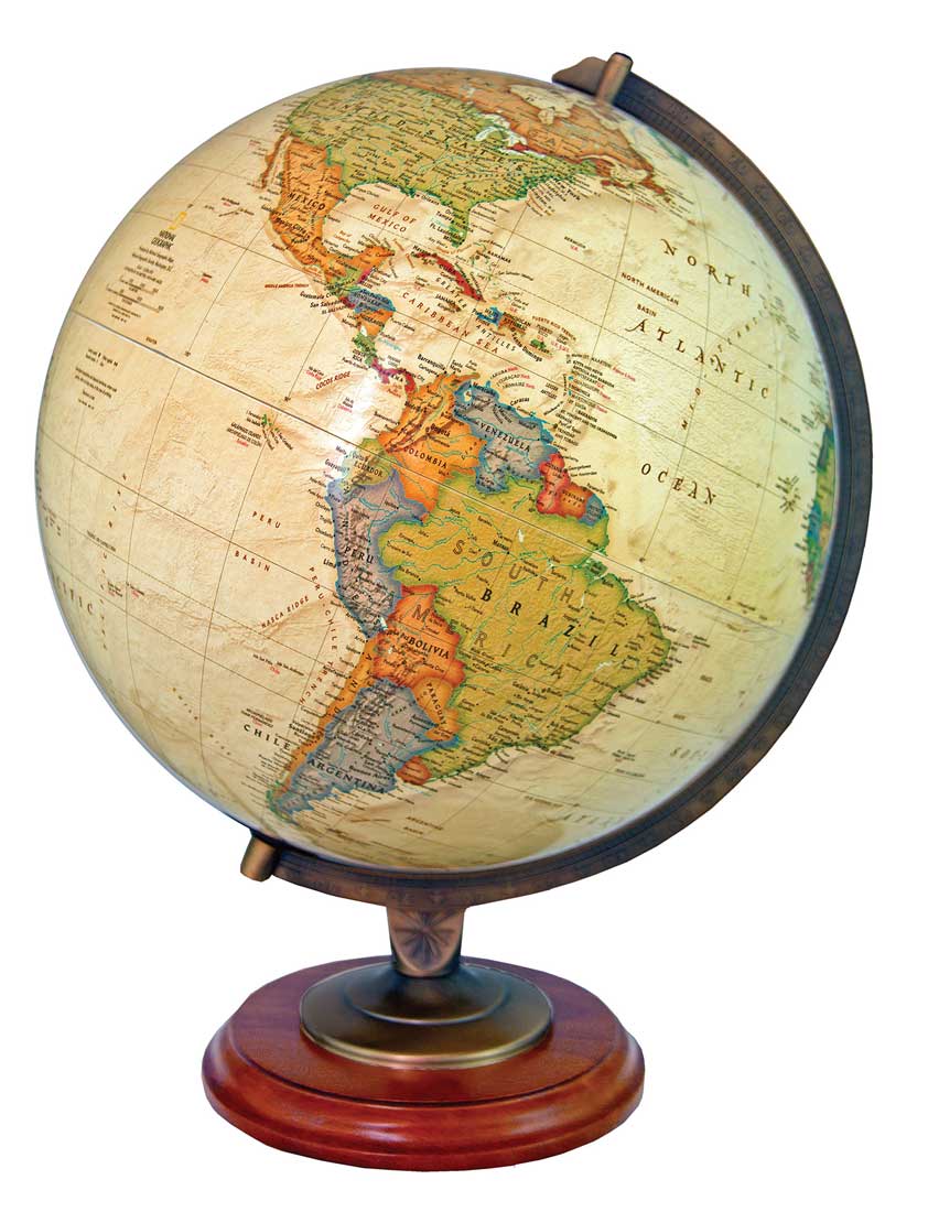 Adams Illuminated World Globe by National Geographic