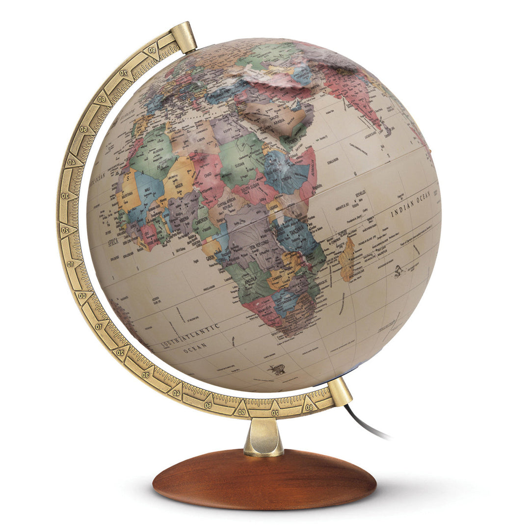 Athens Illuminated Relief Globe by Waypoint Geographic