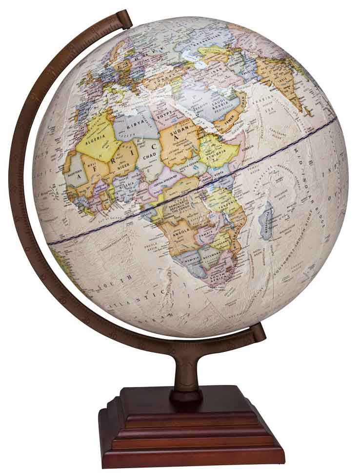 Atlantic World Globe by Waypoint Geographic