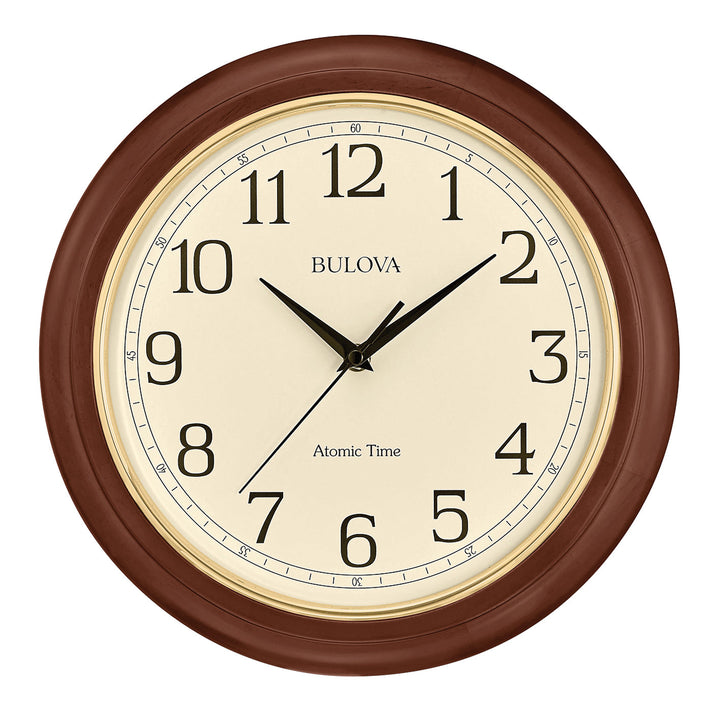 Atomic Time Radio Controlled Wall Clock by Bulova