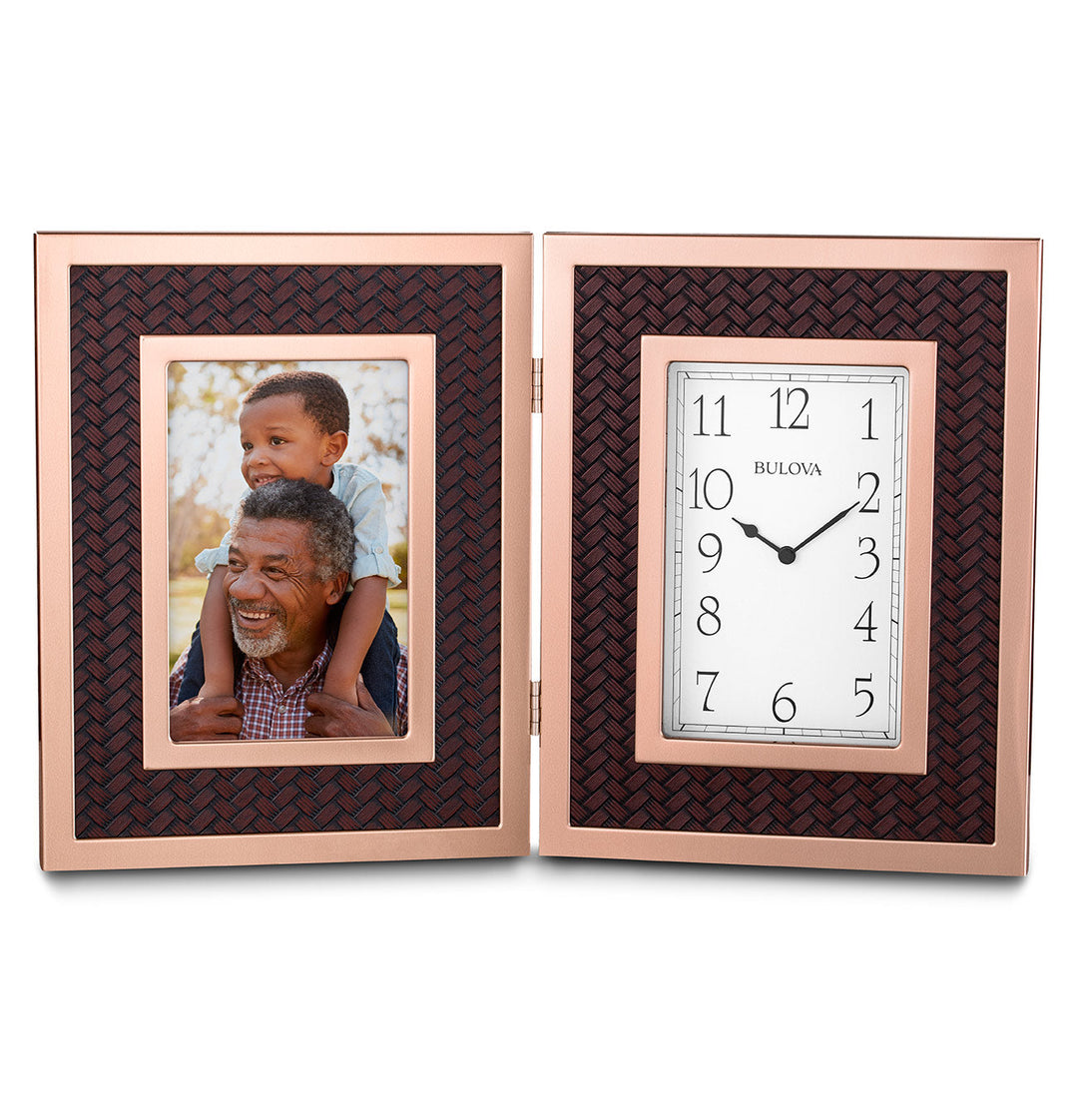 Scottsdale Picture Frame Clock by Bulova