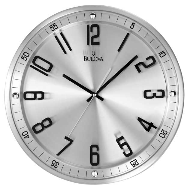 Silhouette Wall Clock by Bulova