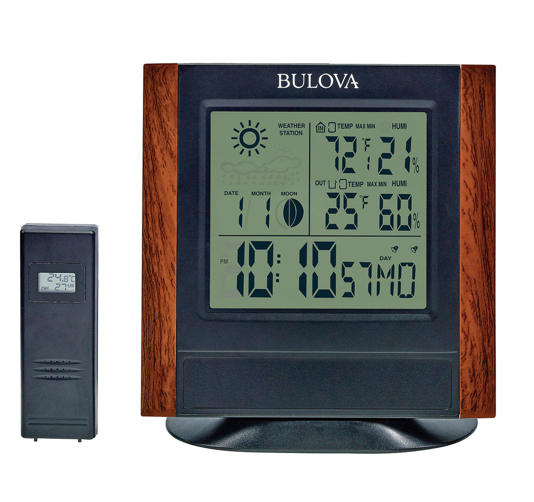 The Forecaster Desk Clock by Bulova
