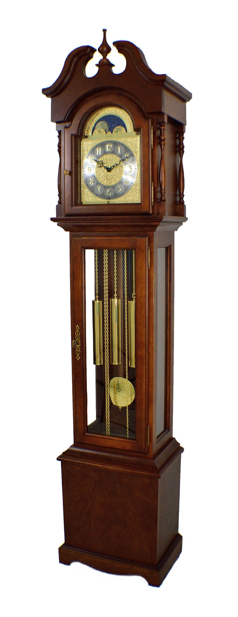 Alexandria Grandfather Clock Cherry by Hermle Clocks
