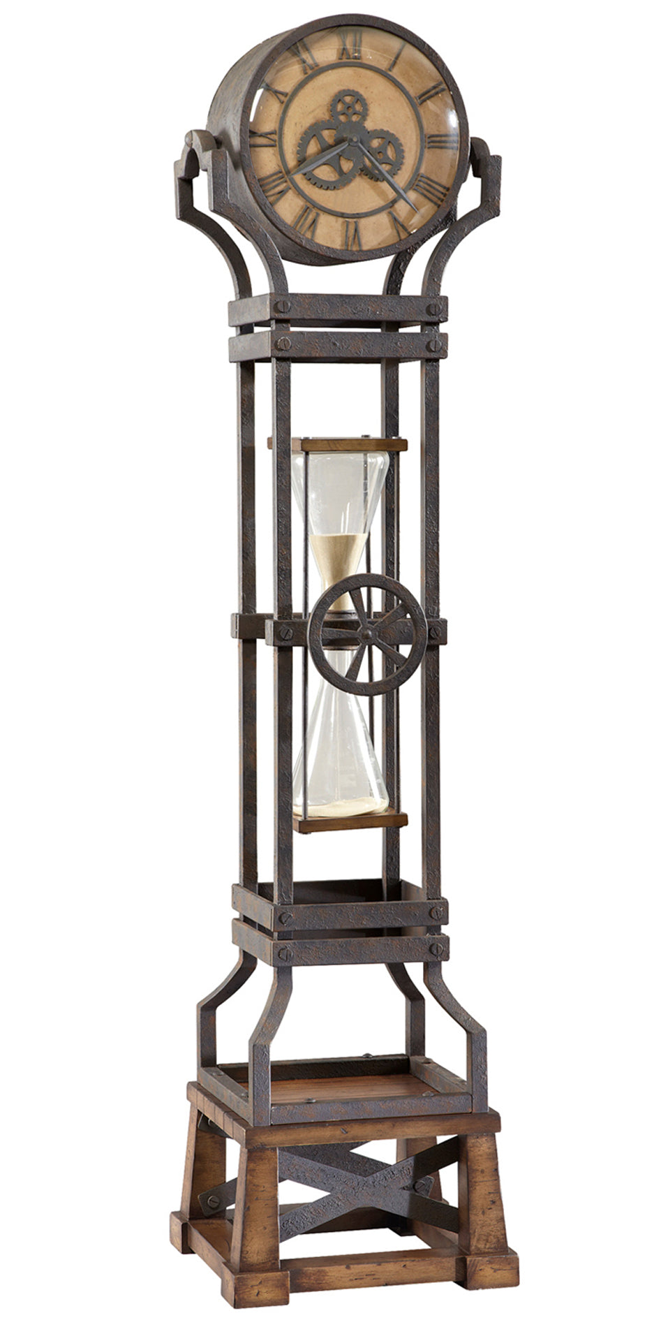 Hourglass Floor Clock by Howard Miller