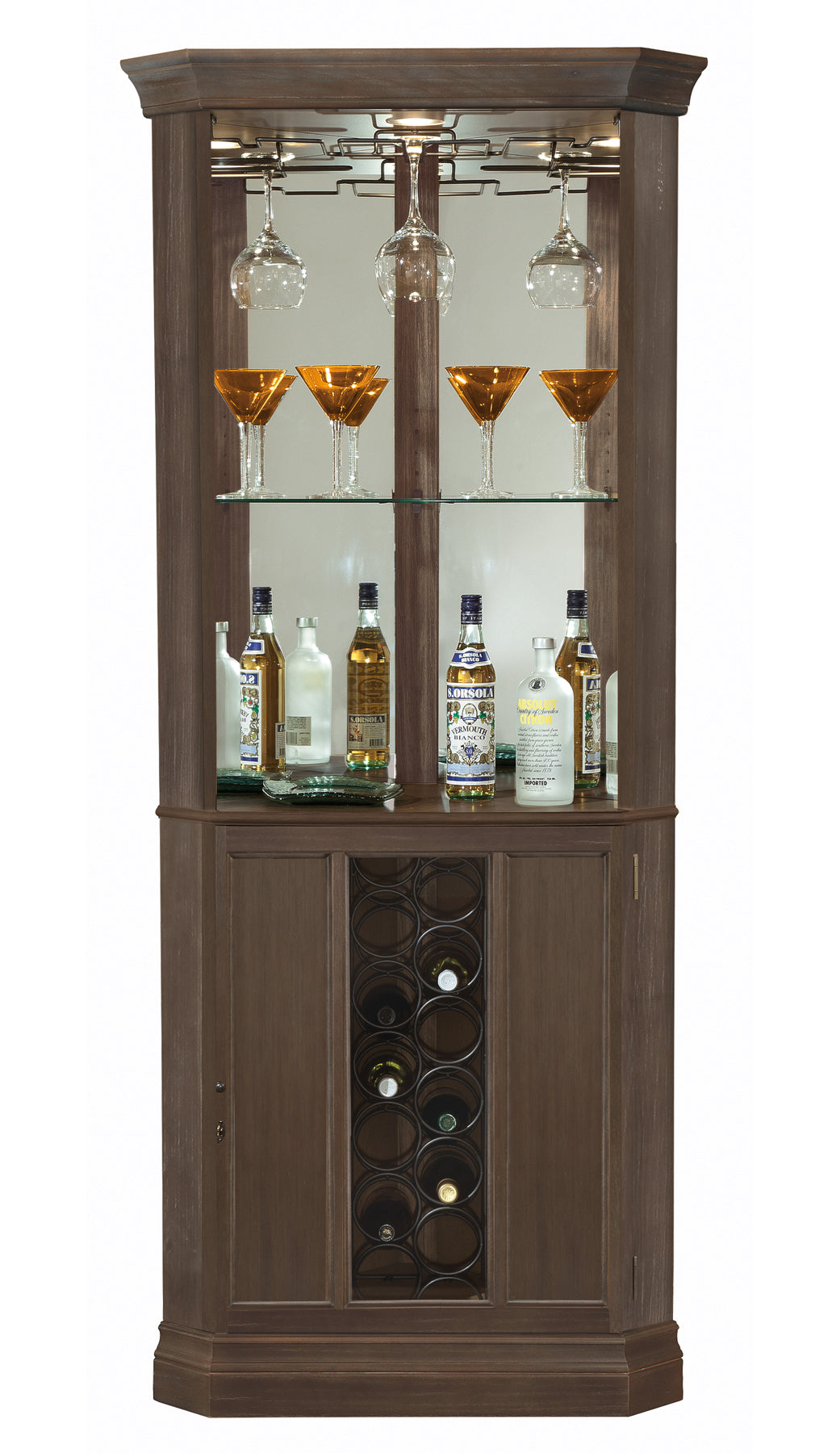 Howard Miller Piedmont IV Corner Wine Cabinet