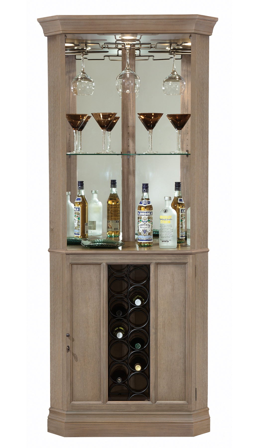 Howard Miller Piedmont VI Corner Wine Cabinet