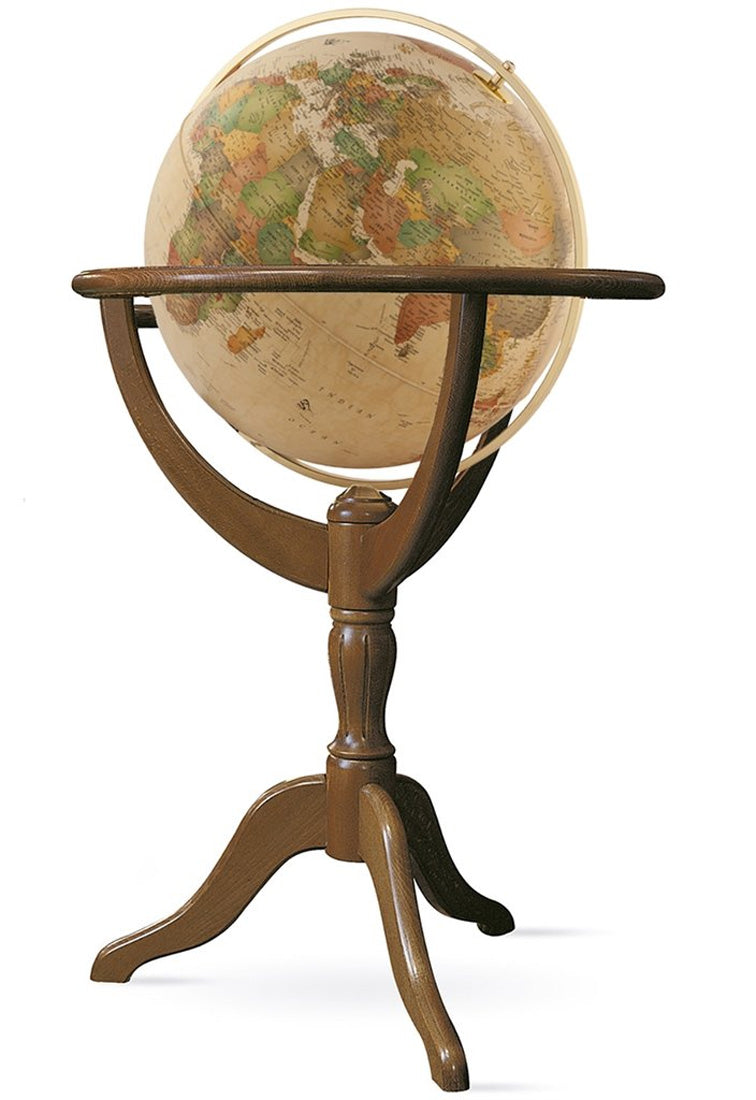 Geneva Antique Illuminated Floor Globe by Waypoint Geographic