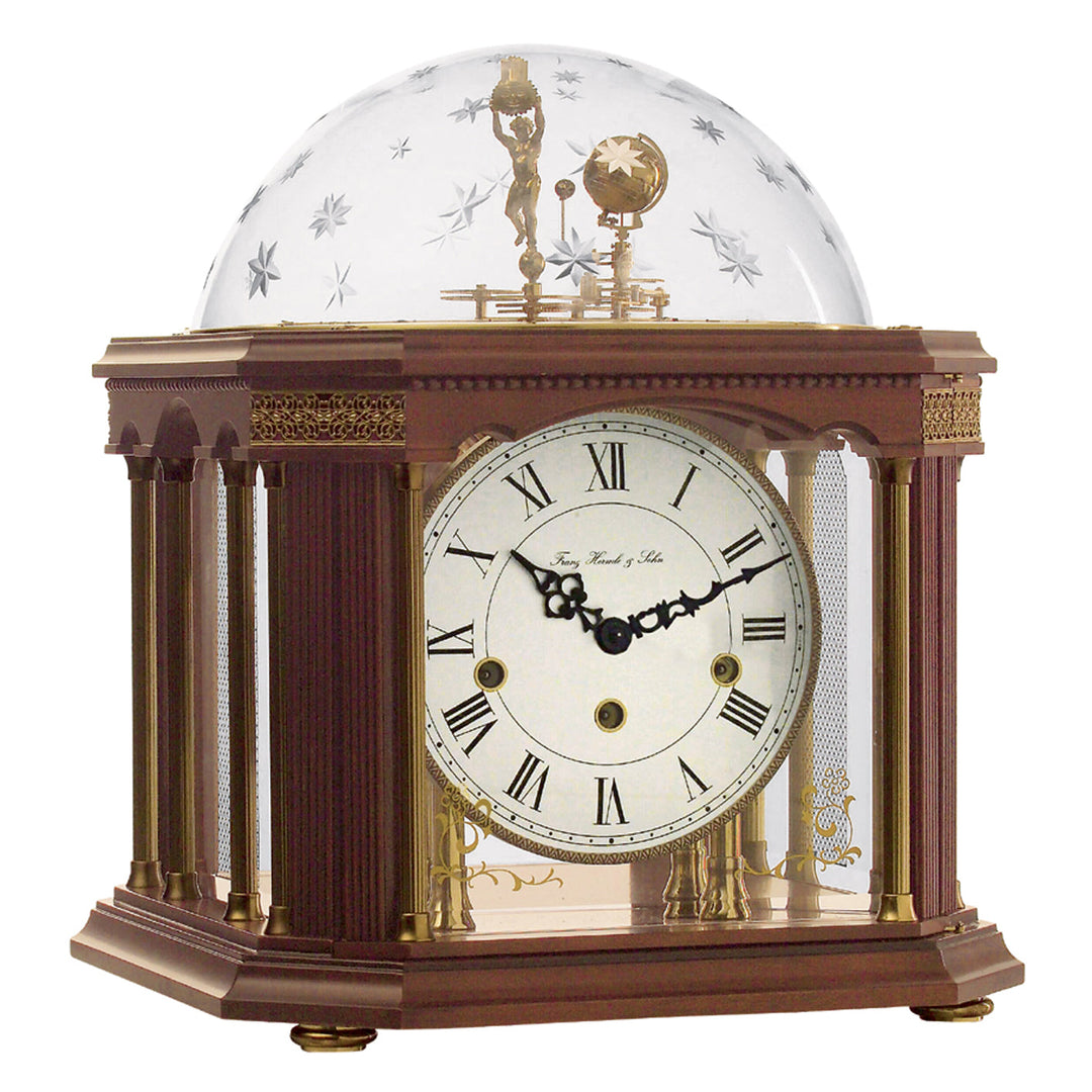 Tellurium III Keywound Mantel Clock by Hermle