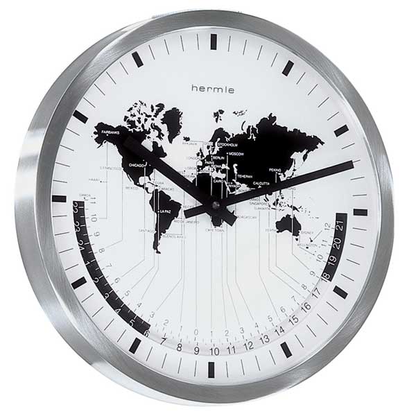 Airport Wall Clock by Hermle