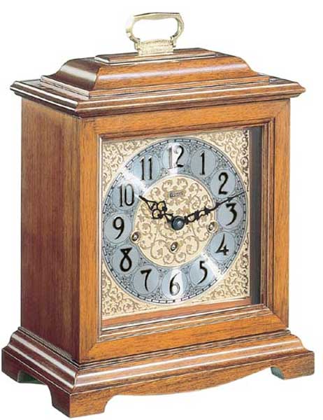 Ashland Mantel Clock by Hermle - Cherry Finish