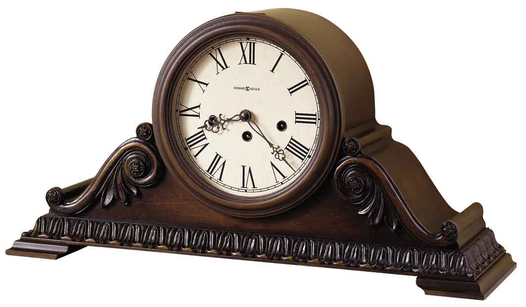 Newley Key Wound Mantel Clock by Howard Miller