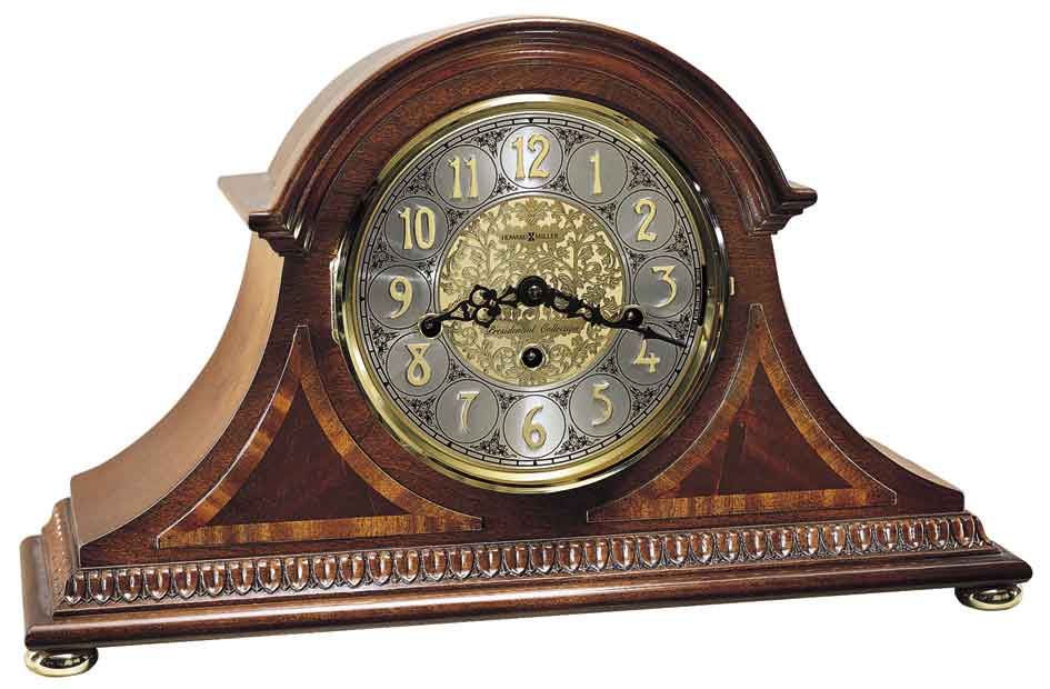 Webster Key Wound Mantel Clock by Howard Miller