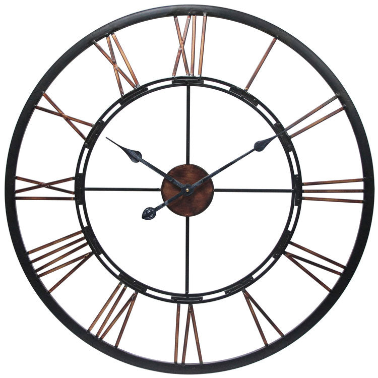 Metal Fusion Wall Clock 28" by Infinity Instruments