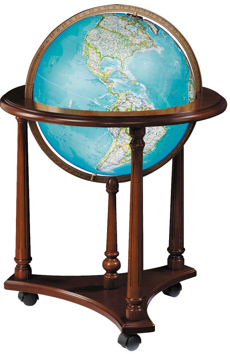 Kingsley Illuminated Floor Globe by National Geographic