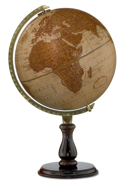 Leather Expedition World Globe by Replogle Globes