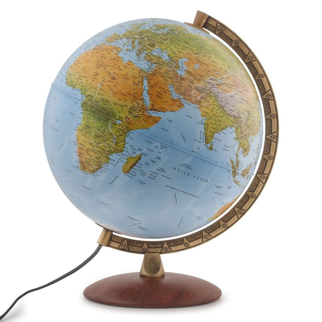 Lugano Illuminated World Globe by Waypoint Geographic