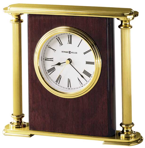 Rosewood Encore Quartz Mantel Clock by Howard Miller
