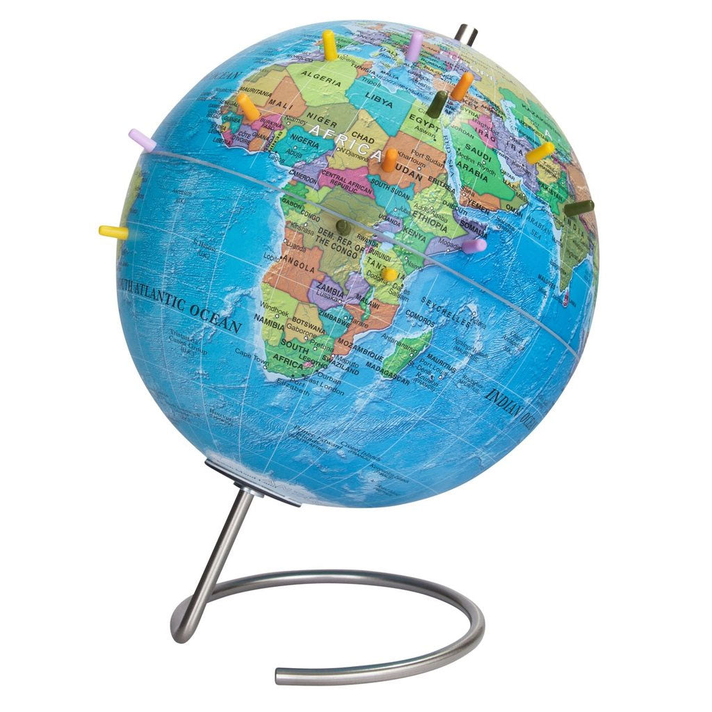 MagneGlobe World Globe by Waypoint Geographic - Blue
