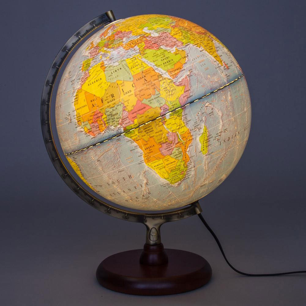 Navigator II Illuminated World Globe by Waypoint Geographic