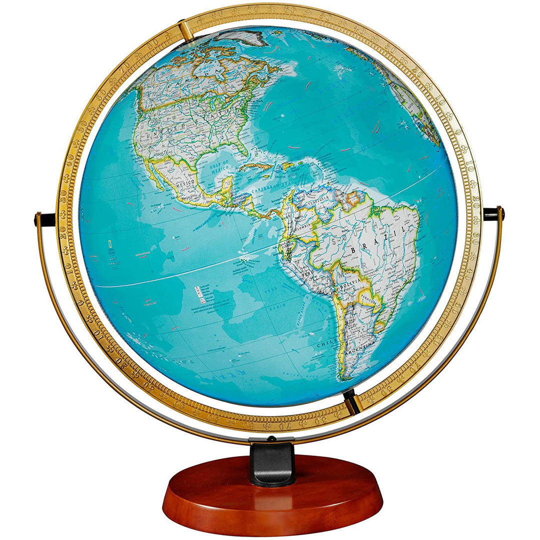 Nicollet Illuminated World Globe by National Geographic