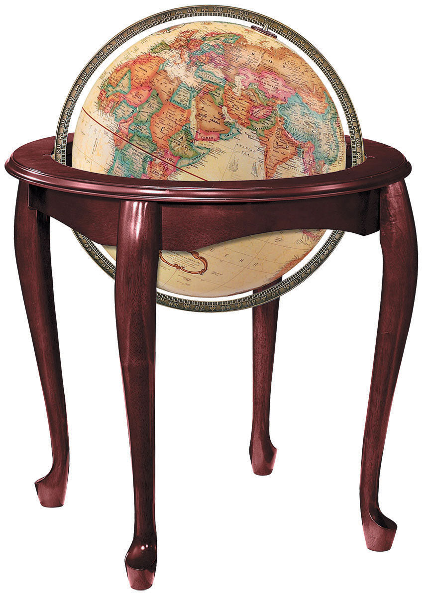 Queen Anne Floor Globe by Replogle Globes
