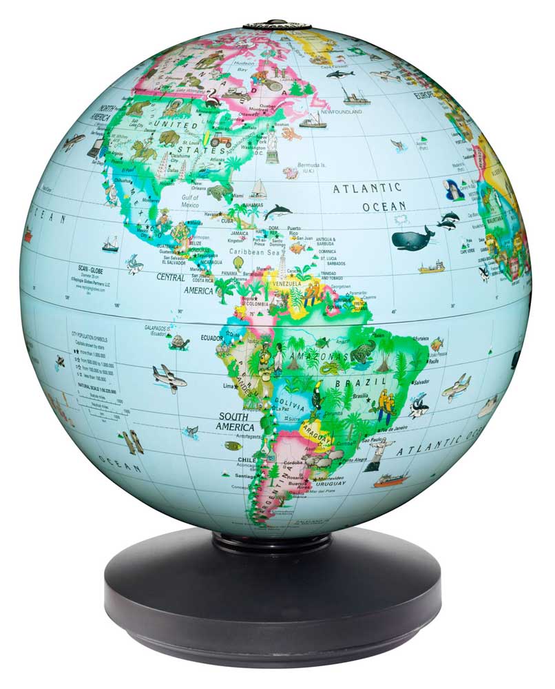 Rotating World Globe by Replogle Globes