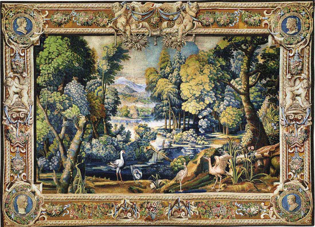 15th Century Landscape tapestry