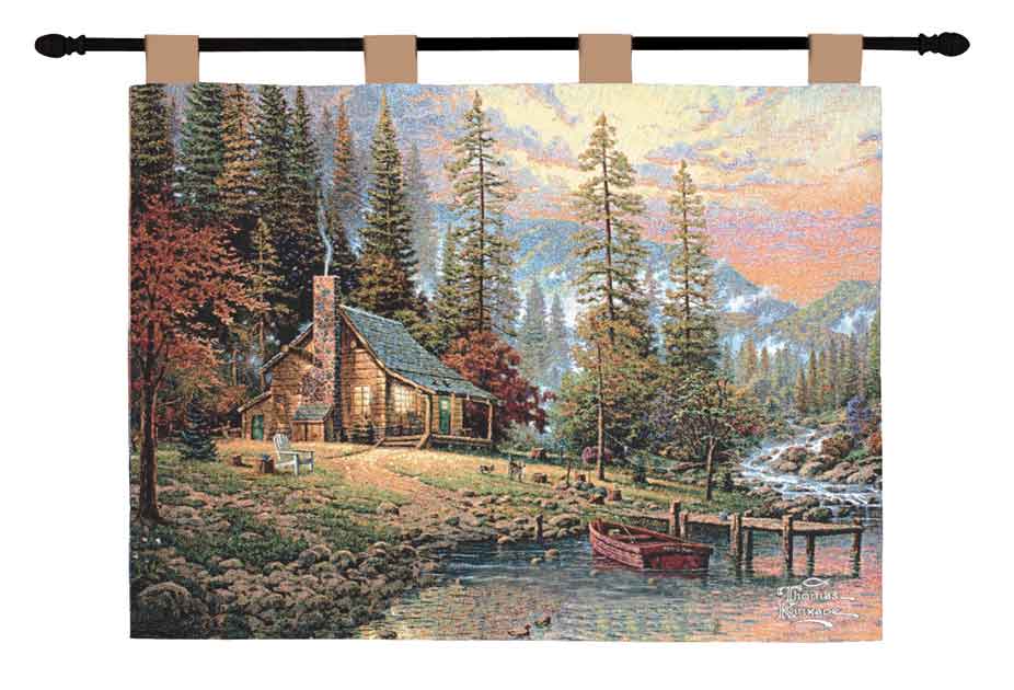 A Peaceful Retreat tapestry