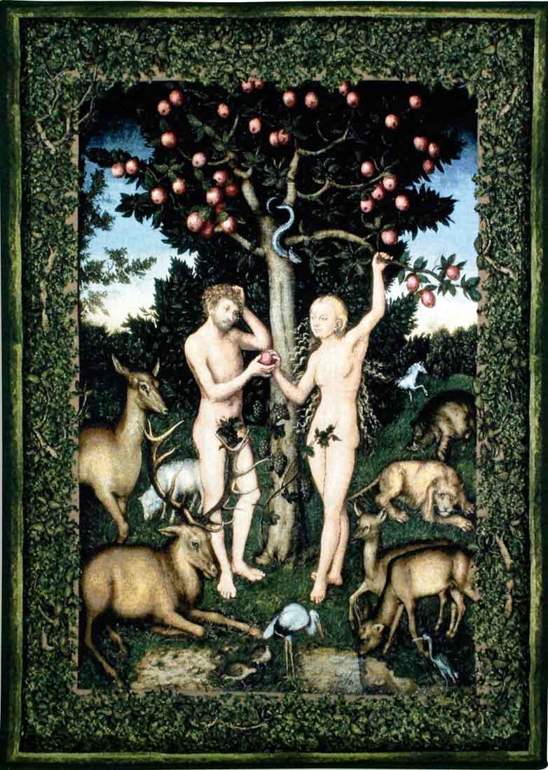 Adam and Eve tapestry