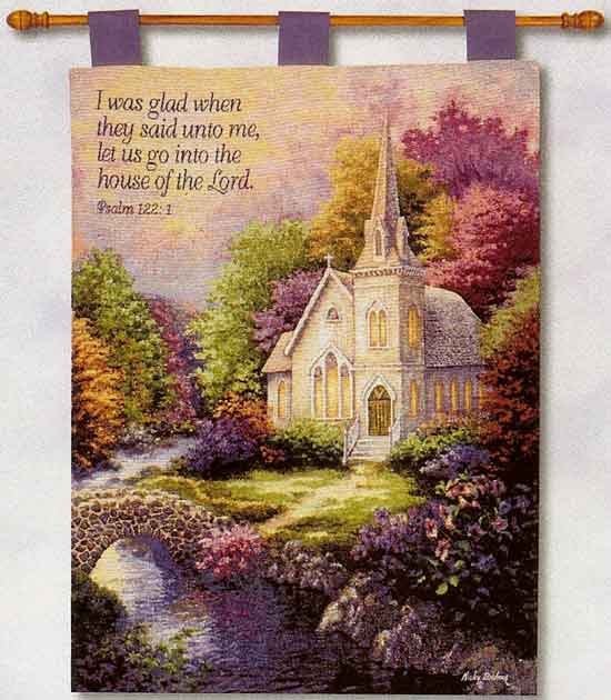 Church in the Country tapestry